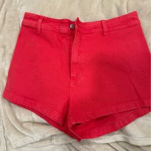 Women's Red Shorts